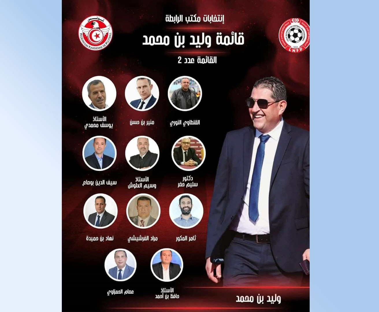 انتخابات رابطة `النمحترفقين`: فوز ساحق لقائمة بن محمد .. ولكن لماذا لم يصوت أ. بوشمة وش. العمران؟