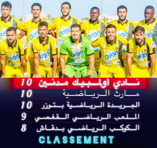 أولمبيك مدنين يعود للرابطة 2